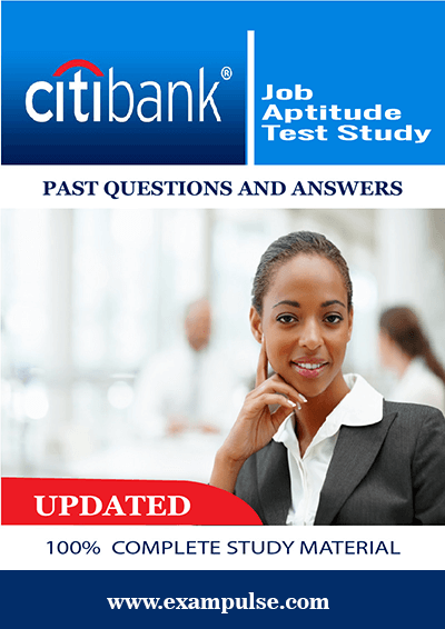 Citi Bank Job Aptitude test past questions and answers Exampulse