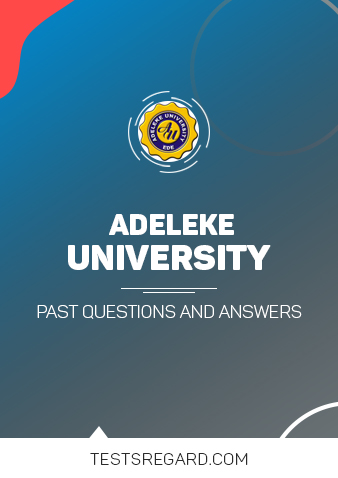 Download Adeleke University Post UTME Past Questions and Answers