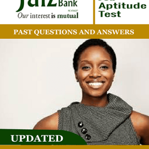 Jaiz Bank Job Aptitude Tests Past Questions and Answers PDF