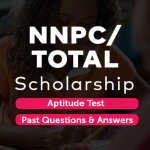 NNPC TOTAL scholarship past questions and aptitude test