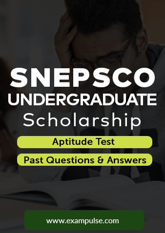 SNEPSCO Undergraduate Scholarship Past Questions and Answers – Aptitude Test