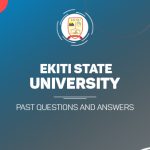 Ekiti State University Post UTME Past Questions and Answers