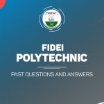 Fidei Poly Post UTME Past Questions and Answers