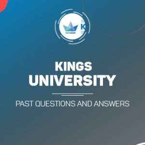 Kings University Post UTME Past Questions and Answers