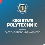 Kogi State Polytechnic Post UTME Past Questions and Answers