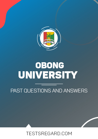 Obong University Post UTME Past Questions and Answers