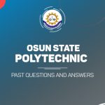 Osun State Poly Post UTME Past Questions and Answers