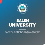 Salem University Post UTME Past Questions and Answers