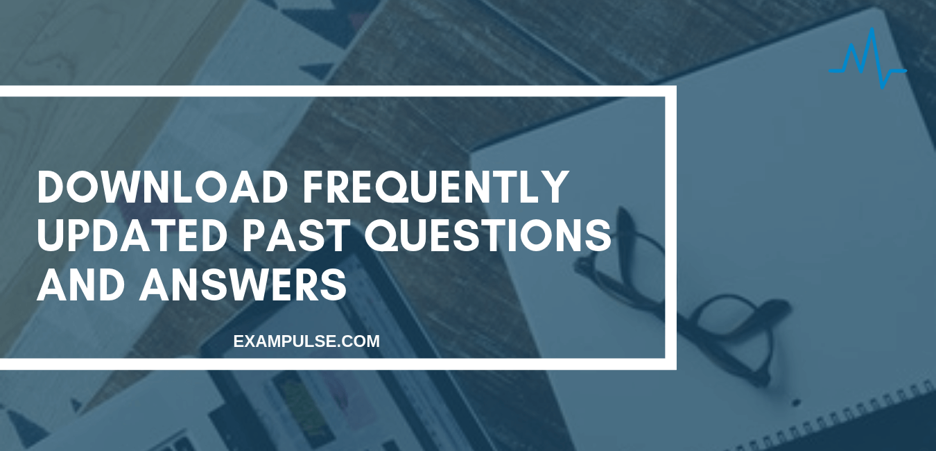 JAMB Past Questions PDF